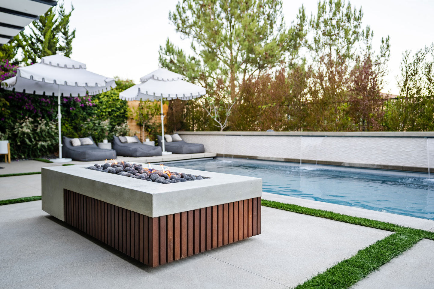 Prism Hardscapes Fairmont Fire Table + Free Cover | Outdoor Heat Direct