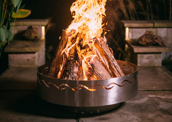 Fire Surfer Fire Pit Free Cover ✓ [Fire Pit Art]