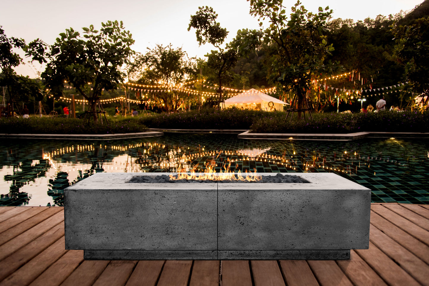 Prism Hardscapes Largo 72" Fire Table - Free Cover β | Outdoor Heat Direct