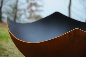 Fire Pit Art Manta Ray Fire Pit + Free Weather-Proof Fire Pit Cover - The Fire Pit Collection