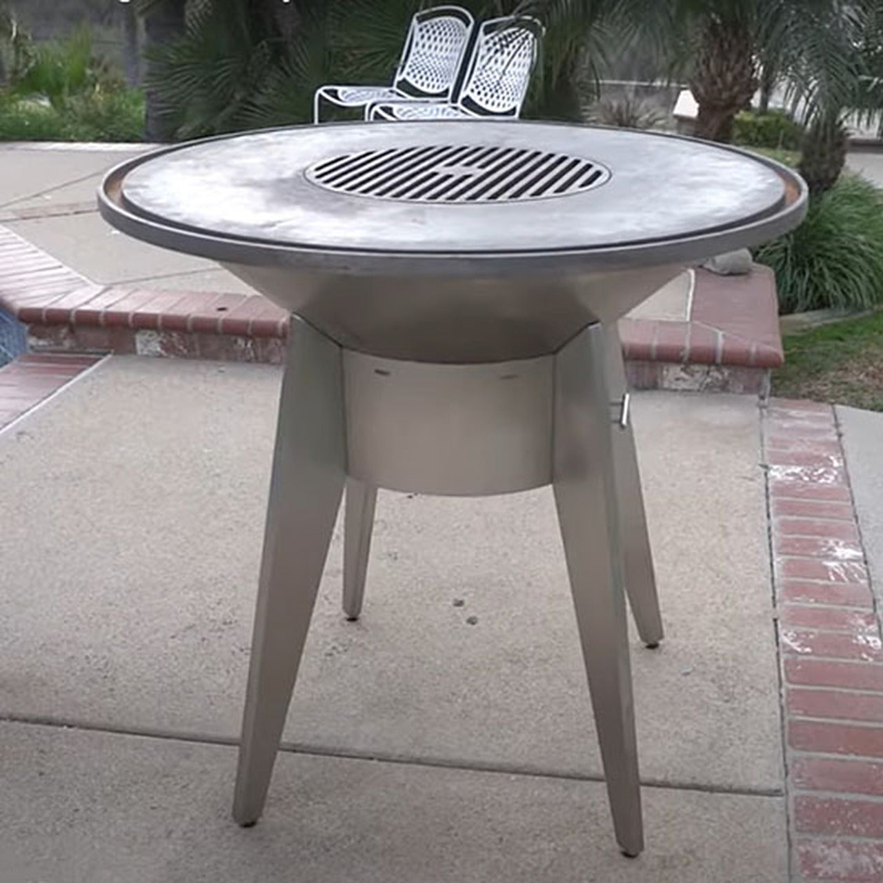 The Outdoor Plus Mojave Wood Burning Grill + Free Cover | Outdoor Heat Direct
