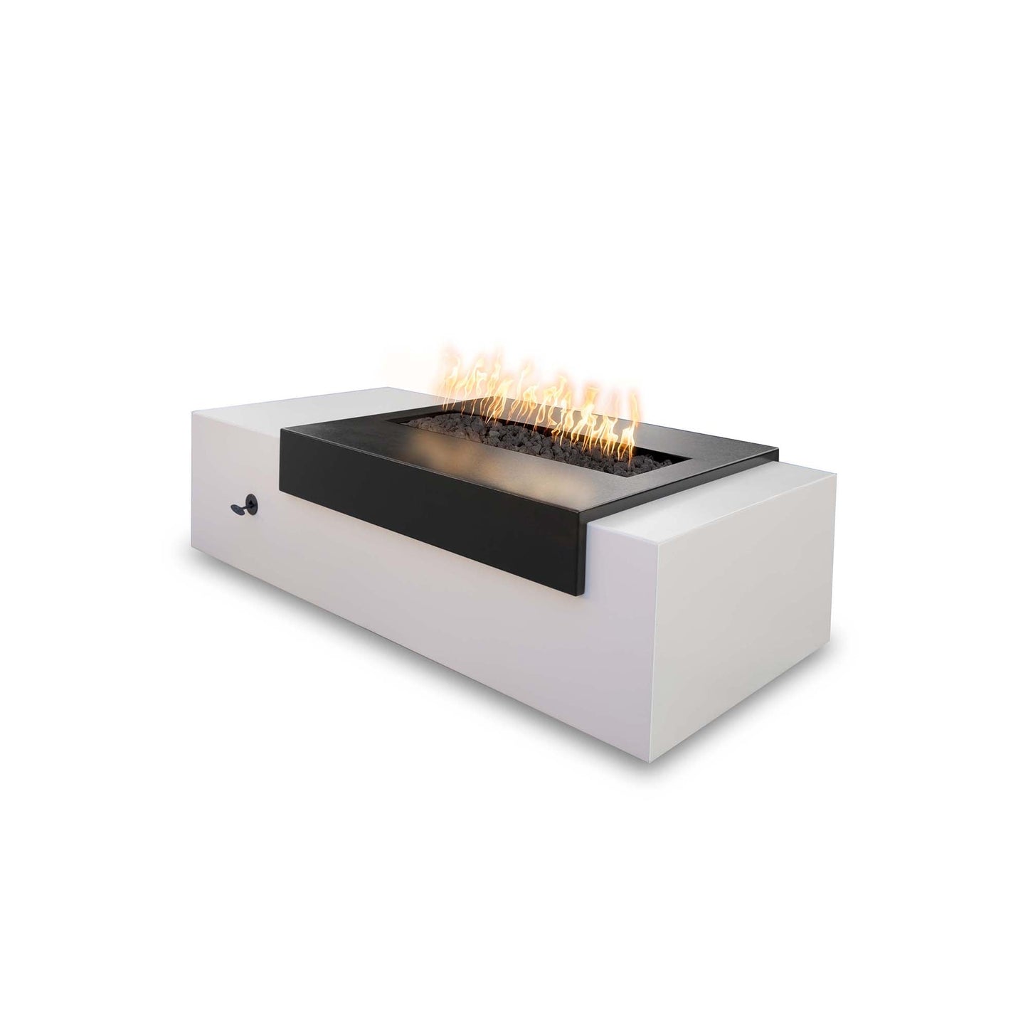 The Outdoor Plus Moonstone Fire Pit / Black & White Collection + Free Cover | Outdoor Heat Direct