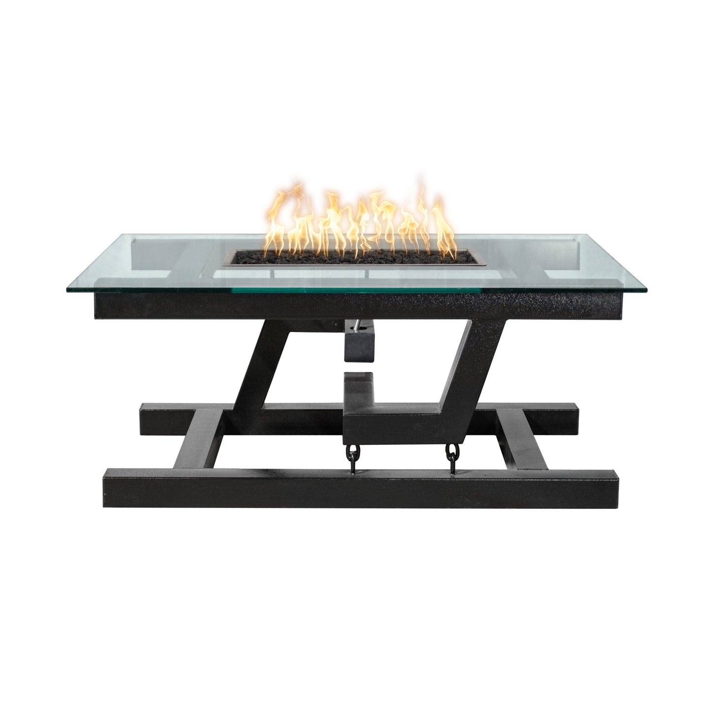The Outdoor Plus Newton Powder Coated Fire Pit / Floating Appearance + Free Cover | Outdoor Heat Direct