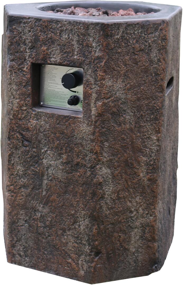 Modeno Basalt Column Fire Pit | Outdoor Heat Direct