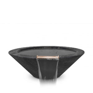 The Outdoor Plus Cazo Wood Grain Concrete Water Bowl + Free Cover
