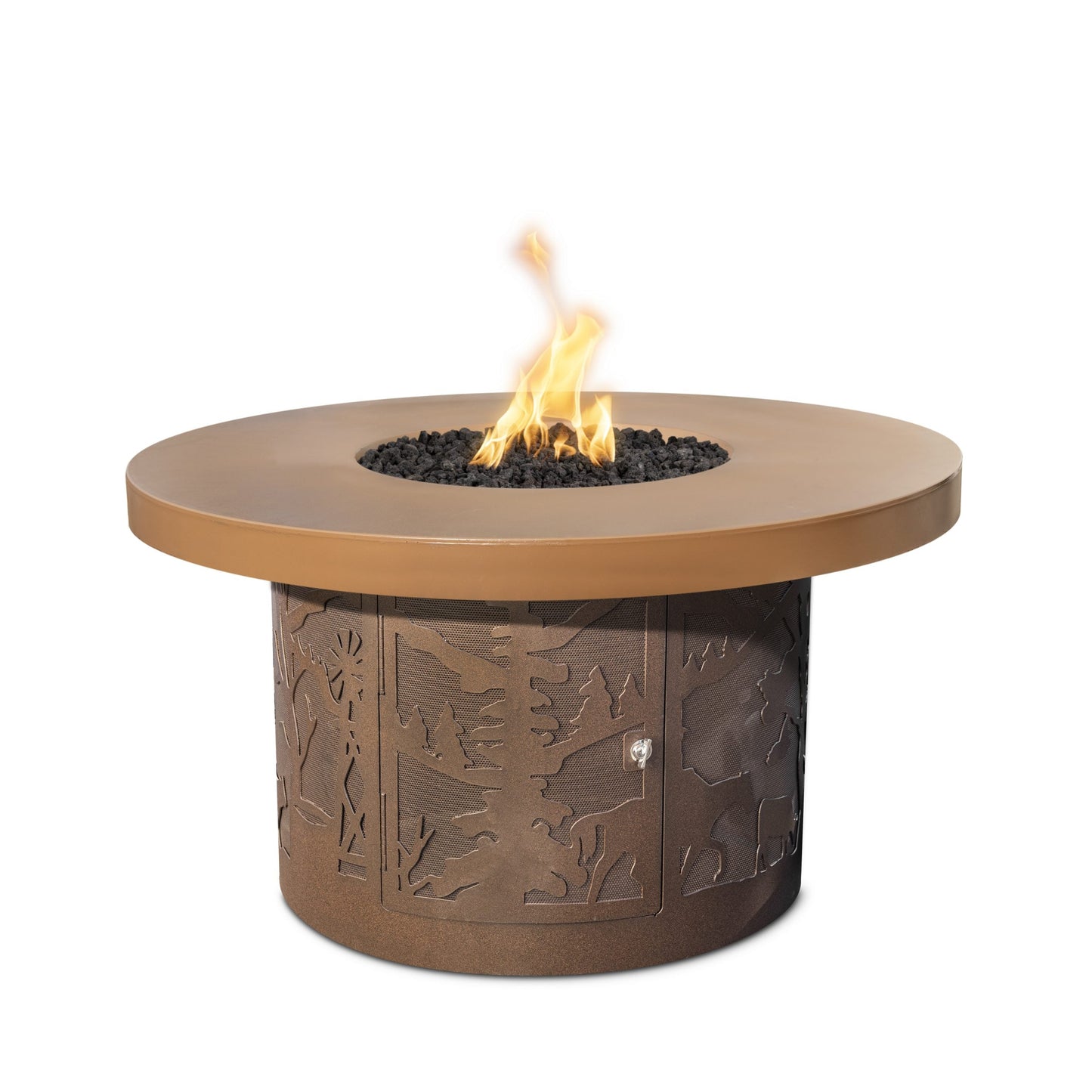 The Outdoor Plus Round Outback Fire Pit | Outdoor Heat Direct