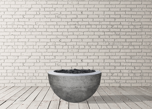 Fire Bowl 30" Moderno 3  - Free Cover ✓ [Prism Hardscapes]