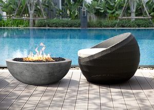 Fire Bowl 48 " Moderno 4 - Free Cover ✓ [Prism Hardscapes]