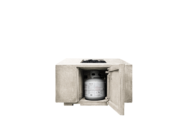 Fire Table Porto 68 Propane - Free Cover by Prism Hardscapes | Outdoor Heat Direct