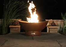 Load image into Gallery viewer, Fire Pit Art Scallops Fire Pit + Free Weather-Proof Fire Pit Cover - The Fire Pit Collection