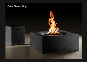 Fire Table Horizon: Square 36" with Match Ignition - Free Cover ✓ [Slick Rock Concrete]