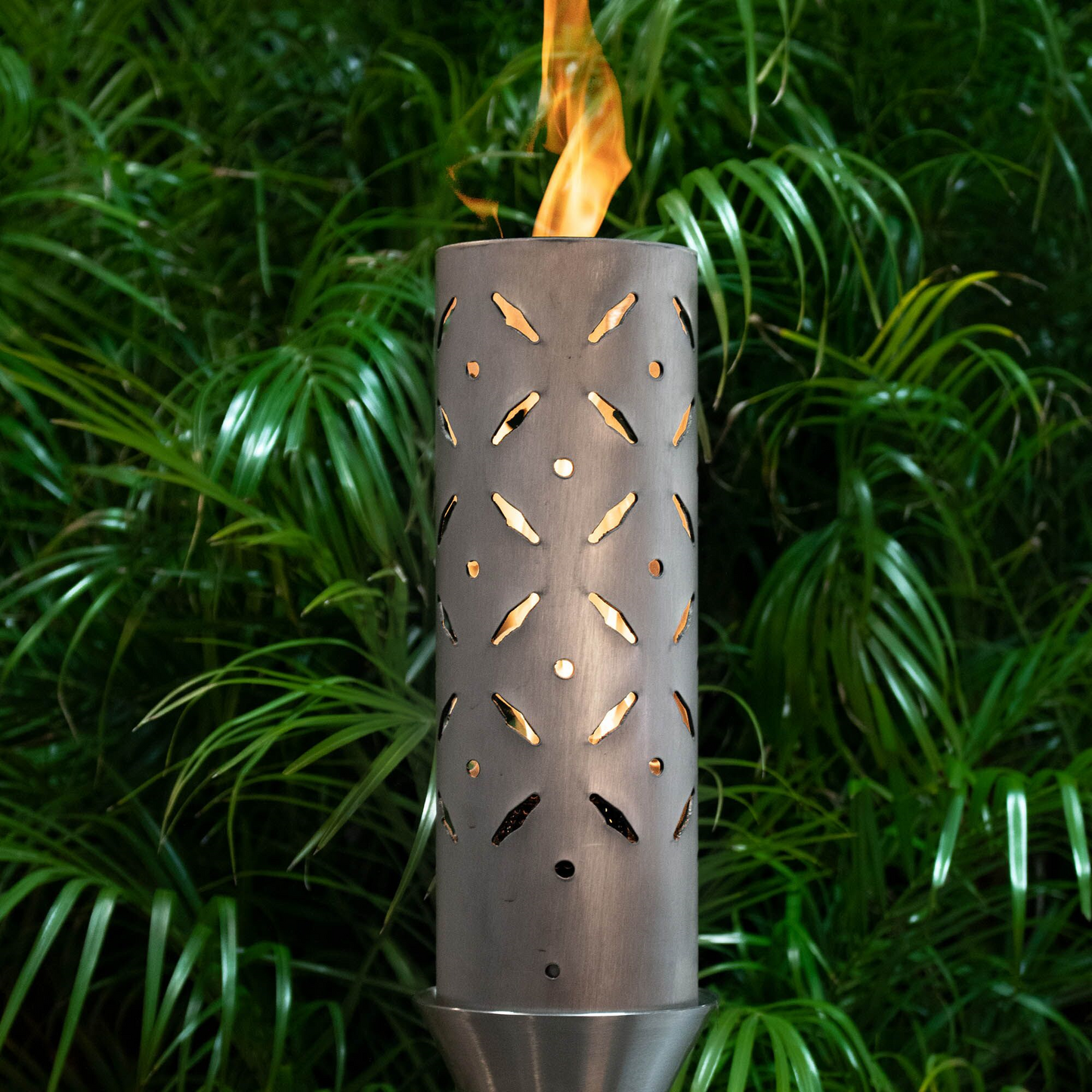 The Outdoor Plus Diamond Fire Torch / Stainless Steel + Free Cover | Outdoor Heat Direct