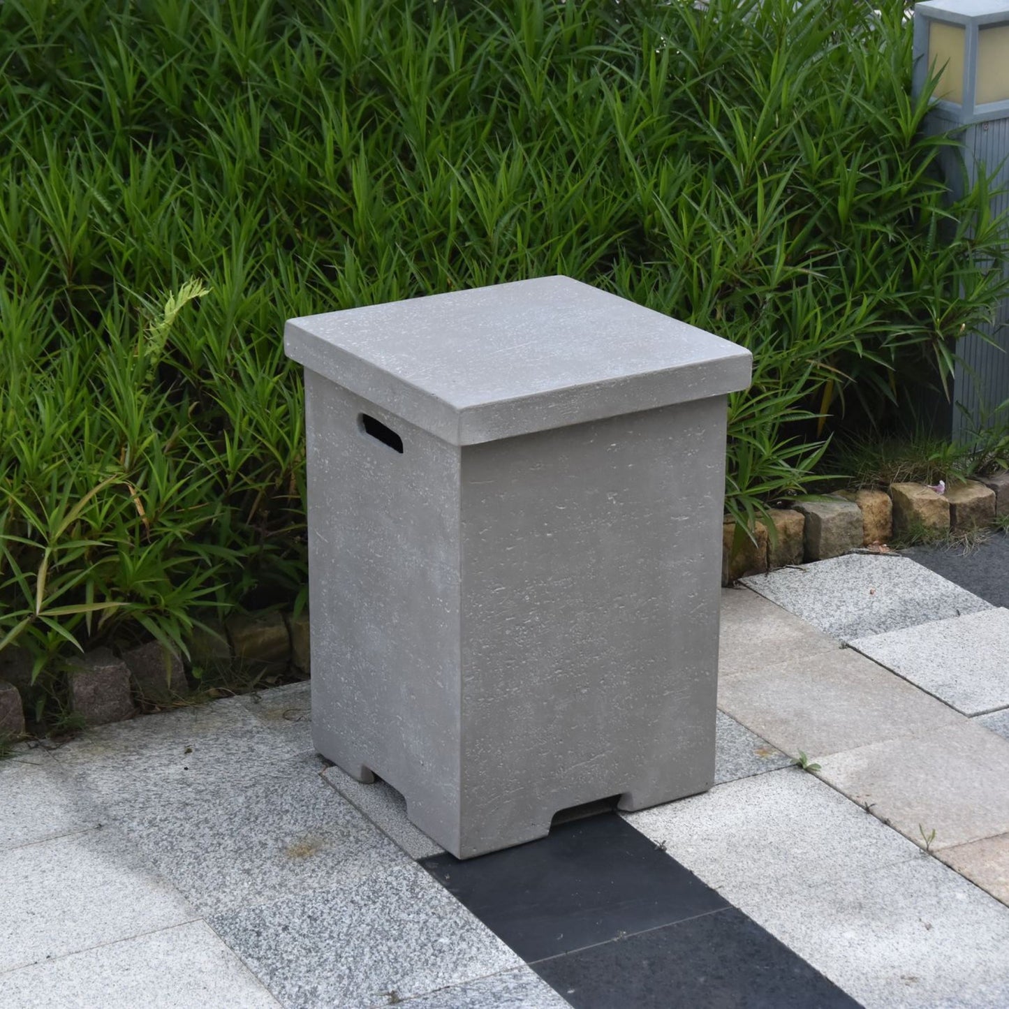 Elementi Tank Cover -24.4''H Square | Outdoor Heat Direct