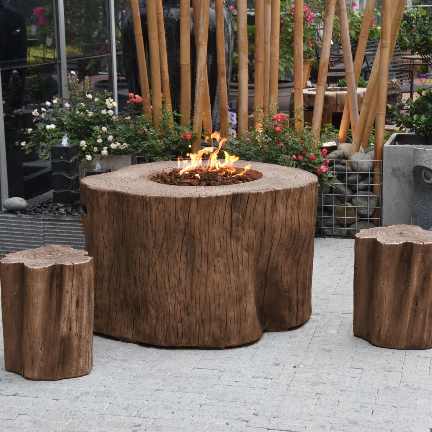 Elementi Warren Fire Table - Propane | Outdoor Heat Direct