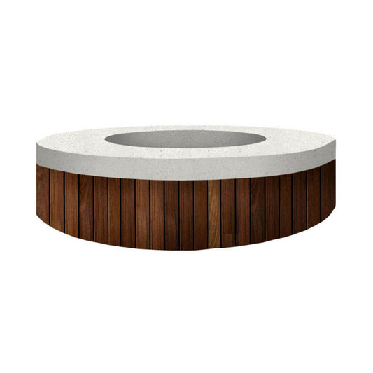 Prism Hardscapes 48" Hampton Fire Bowl + Free Cover | Outdoor Heat Direct