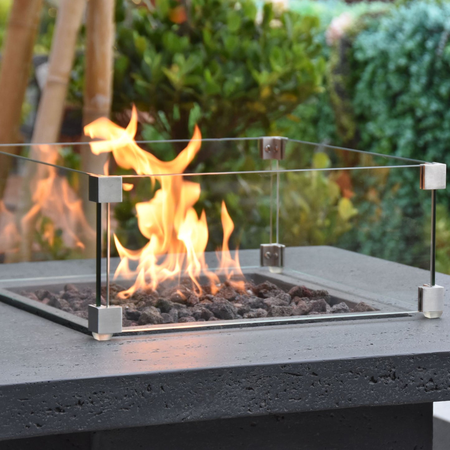 Elementi Montreal Bar Height Fire Table - Propane | Outdoor Heat Direct