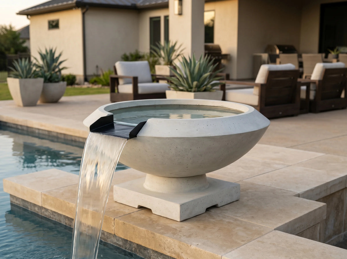 Prism Hardscapes Toscana Water Bowl 33" | Outdoor Heat Direct