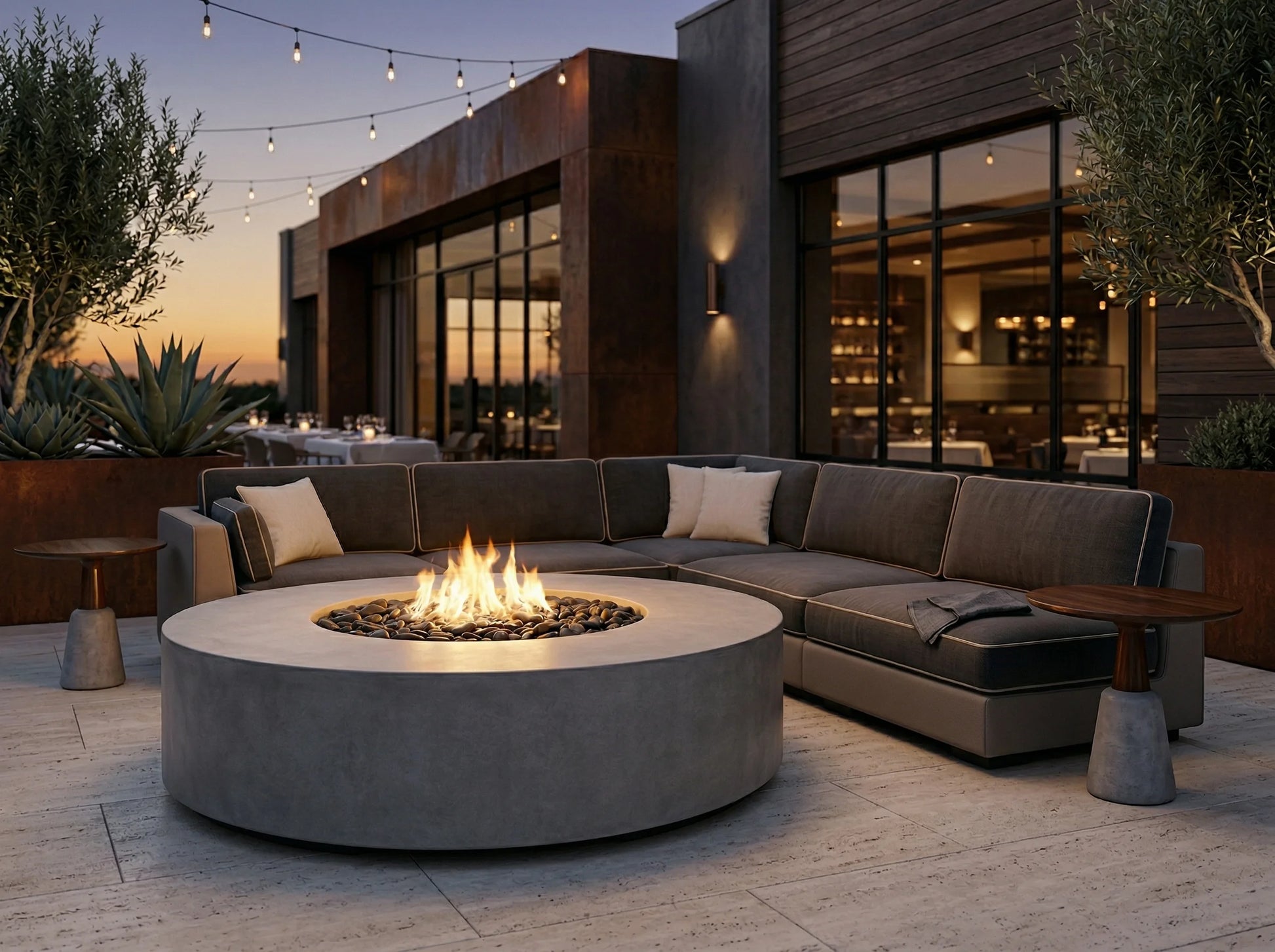 Prism Hardscapes Rotondo 80 Fire Bowl | Outdoor Heat Direct