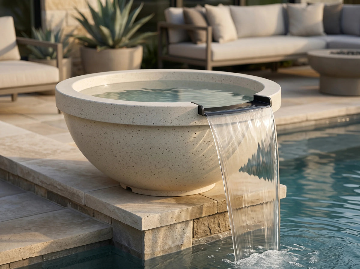 Prism Hardscapes Sorrento Water Bowl 33" | Outdoor Heat Direct