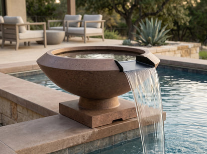Prism Hardscapes Toscana Water Bowl 33" | Outdoor Heat Direct
