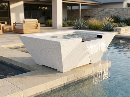 Prism Hardscapes Lombard Pedestal 24" Water Bowl | Outdoor Heat Direct