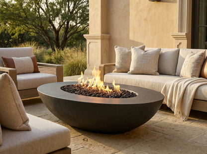 Prism Hardscapes Ovale 60 Fire Bowl | Outdoor Heat Direct