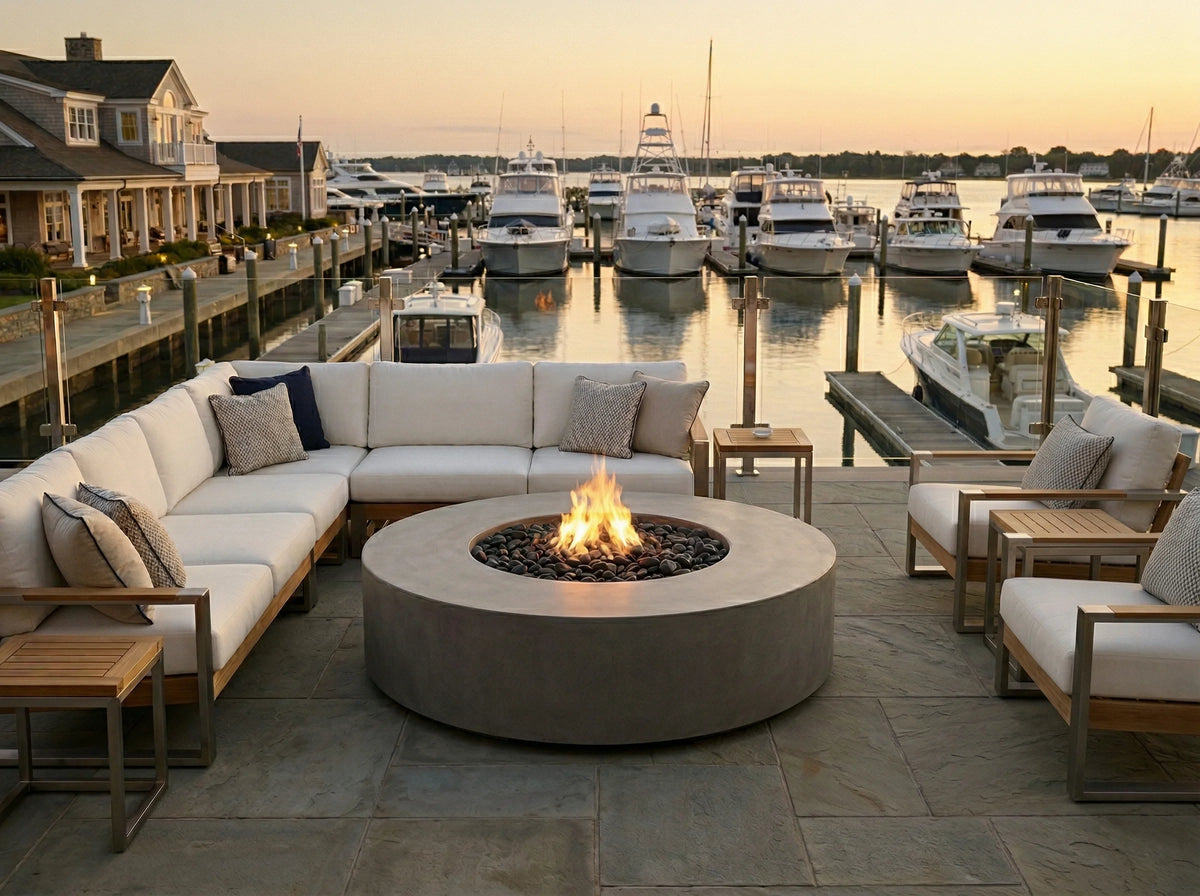 Prism Hardscapes Rotondo 80 Fire Bowl | Outdoor Heat Direct