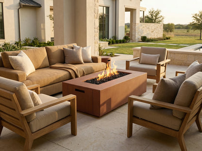 Prism Hardscapes Porto 60 Fire Table | Outdoor Heat Direct