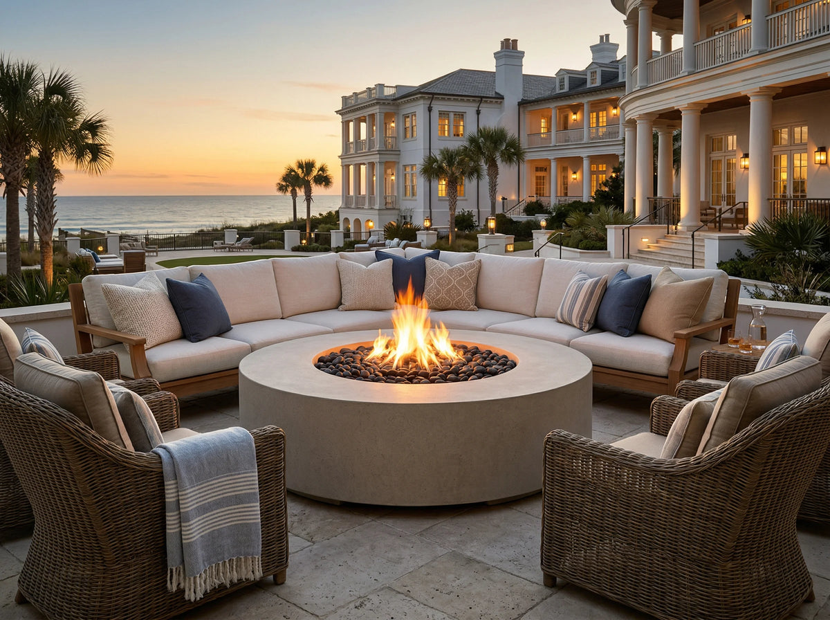 Prism Hardscapes Rotondo 80 Fire Bowl | Outdoor Heat Direct
