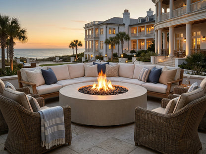 Prism Hardscapes Rotondo 80 Fire Bowl | Outdoor Heat Direct