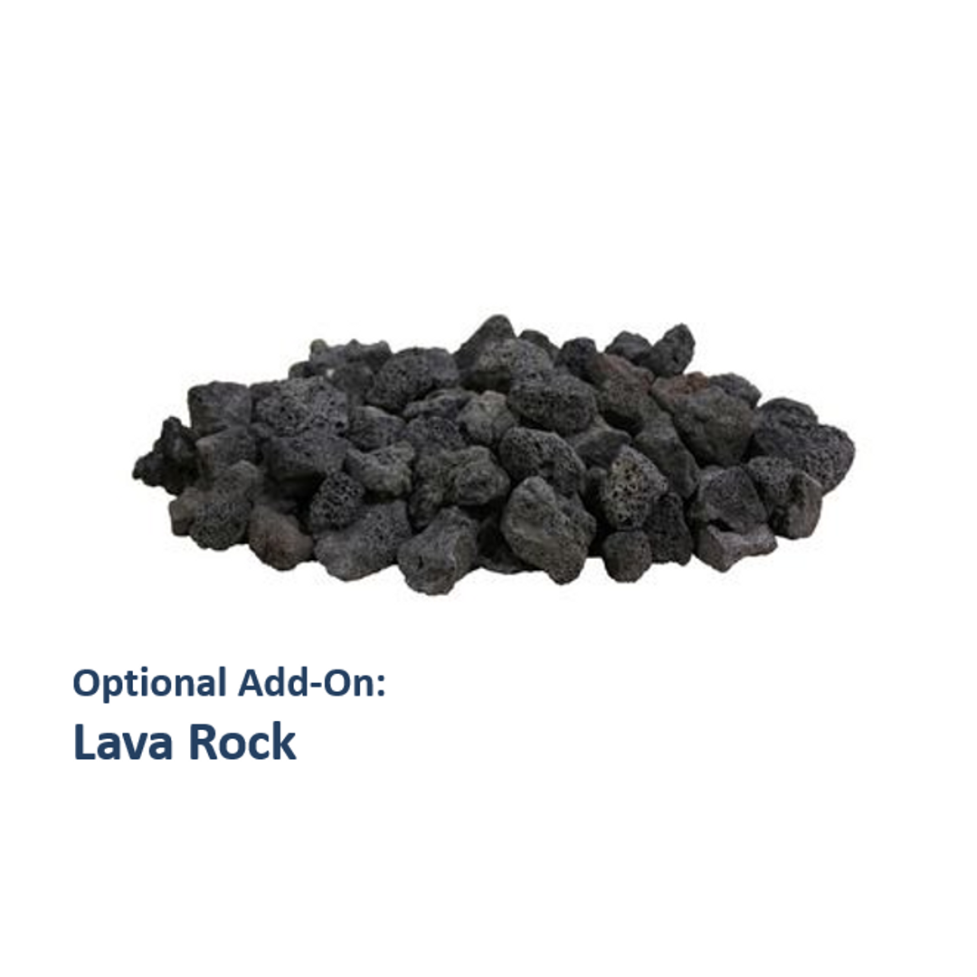 Slick Rock Concrete Black Lava Rock — 20 lbs. | Slick Rock Concrete | Outdoor Heat Direct