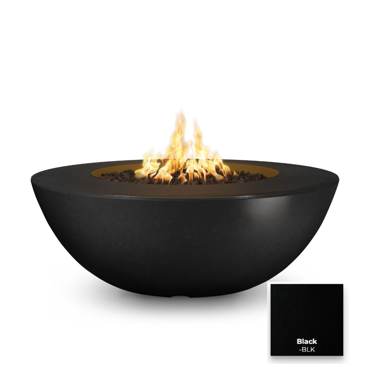 Sedona Wide Ledge Concrete Fire Pit - Free Cover ✓ [The Outdoor Plus]