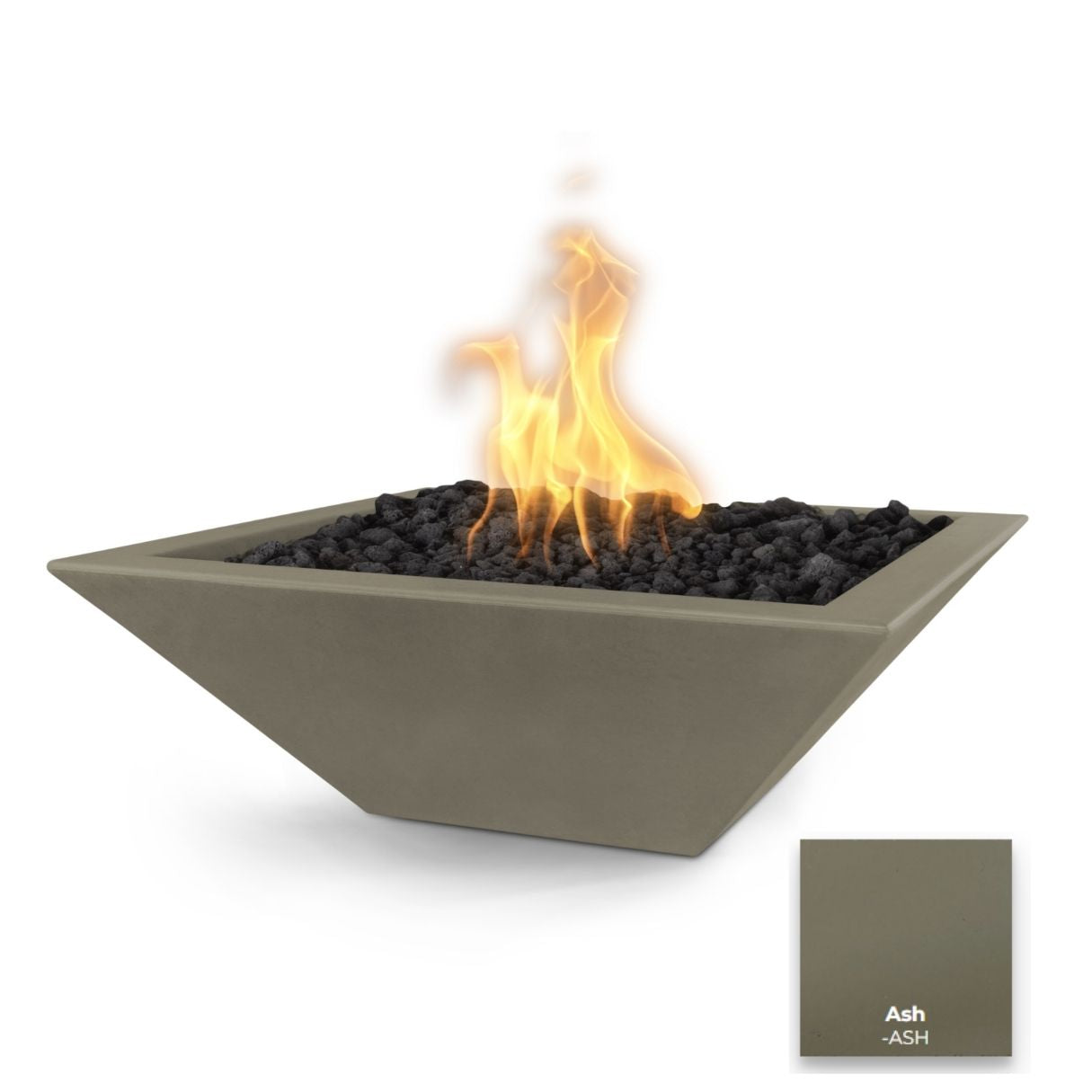 Maya Concrete Fire Bowl - Free Cover ✓ [The Outdoor Plus]