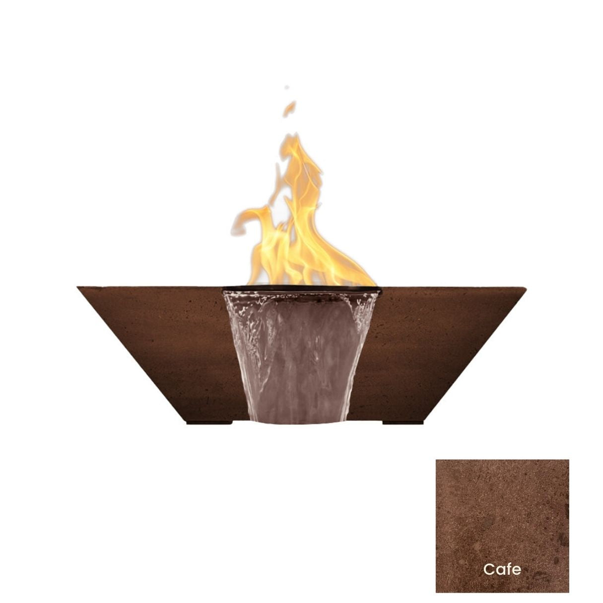 Fire & Water Bowl Lombard-P 29"  - Free Cover ✓ [Prism Hardscapes] | Outdoor Heat Direct