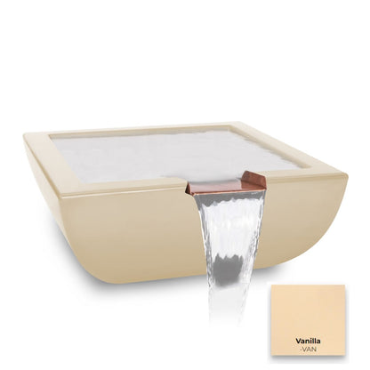 Avalon Concrete Water Bowl - Free Cover ✓ [The Outdoor Plus]