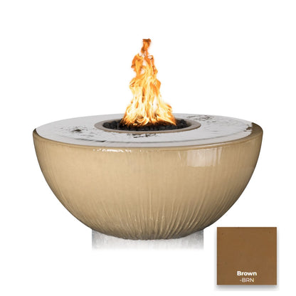 Sedona 360° Concrete Fire & Water Bowl - Free Cover ✓ [The Outdoor Plus]