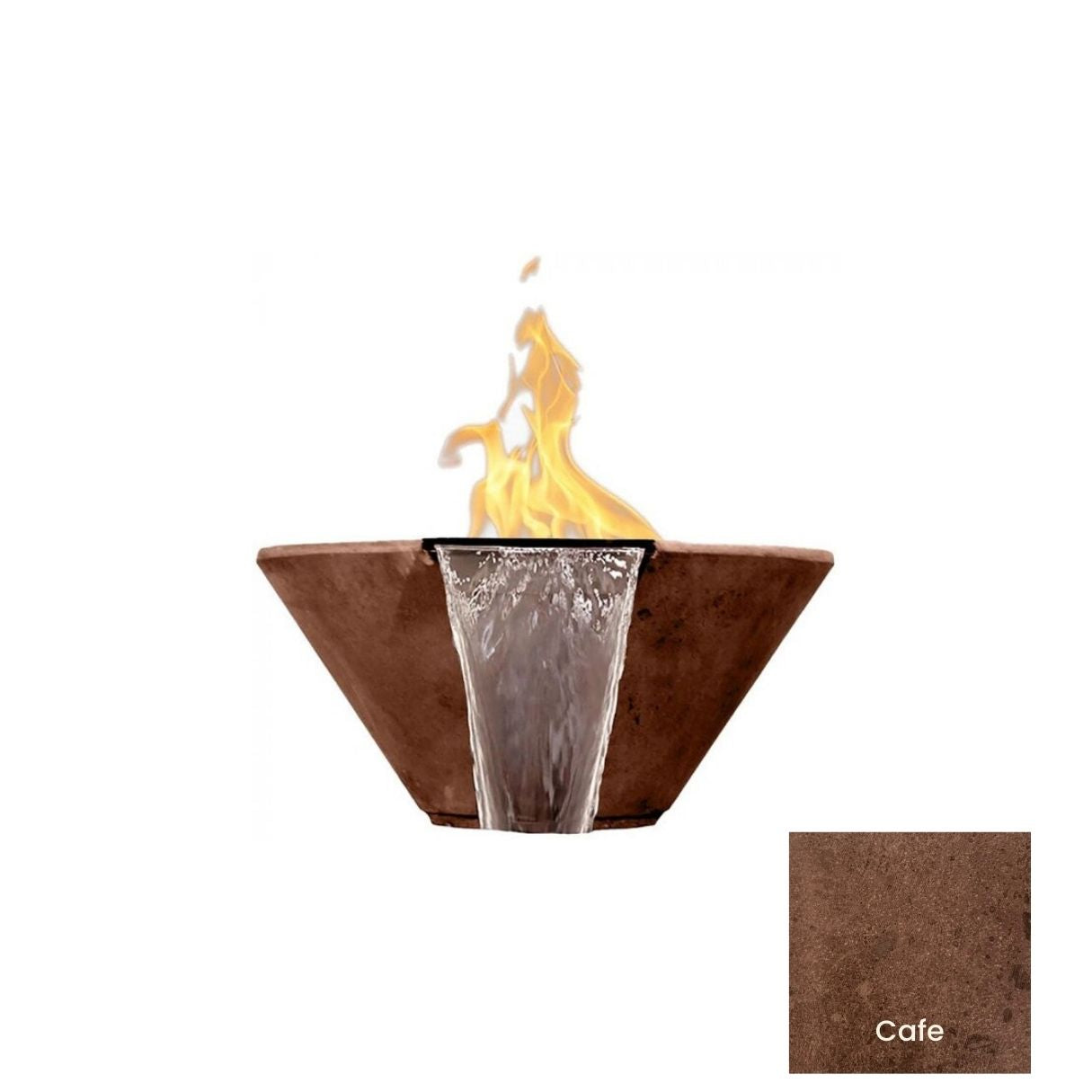 Fire & Water Bowl Verona 32" - Free Cover ✓ [Prism Hardscapes] | Outdoor Heat Direct