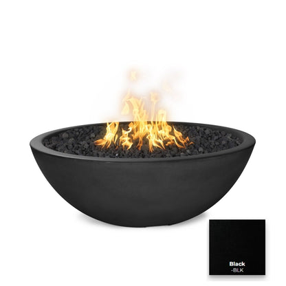 Sedona Concrete Fire Pit - Narrow Ledge - Free Cover ✓ [The Outdoor Plus] | Outdoor Heat Direct