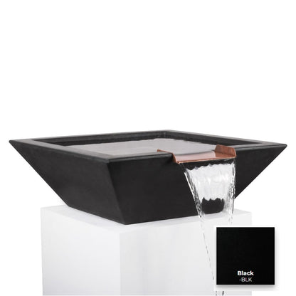 Maya Concrete Water Bowl - Free Cover ✓ [The Outdoor Plus]