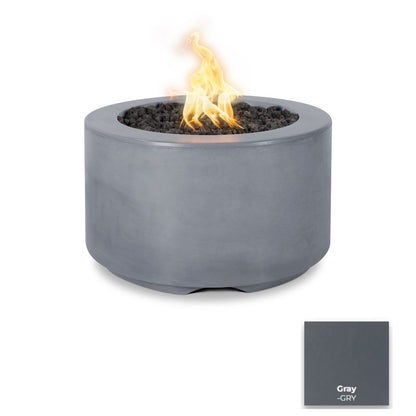 The Outdoor Plus 32" Florence Concrete Fire Pit + Free Cover