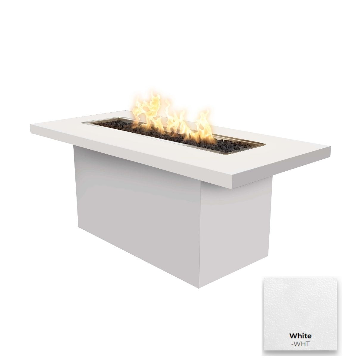 The Outdoor Plus Bella Linear Steel Fire Table + Free Cover