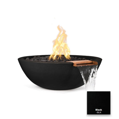 Sedona Concrete Fire & Water Bowl - Free Cover ✓ [The Outdoor Plus] | Outdoor Heat Direct