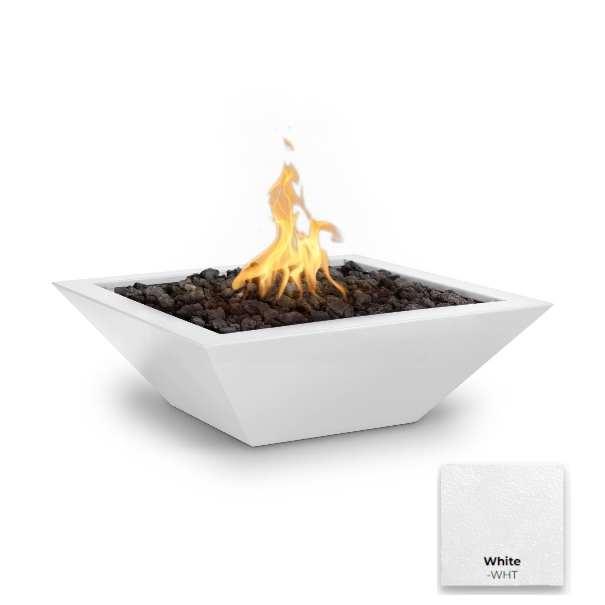 Maya Powdercoated Steel Fire Bowl - Free Cover ✓ [The Outdoor Plus]