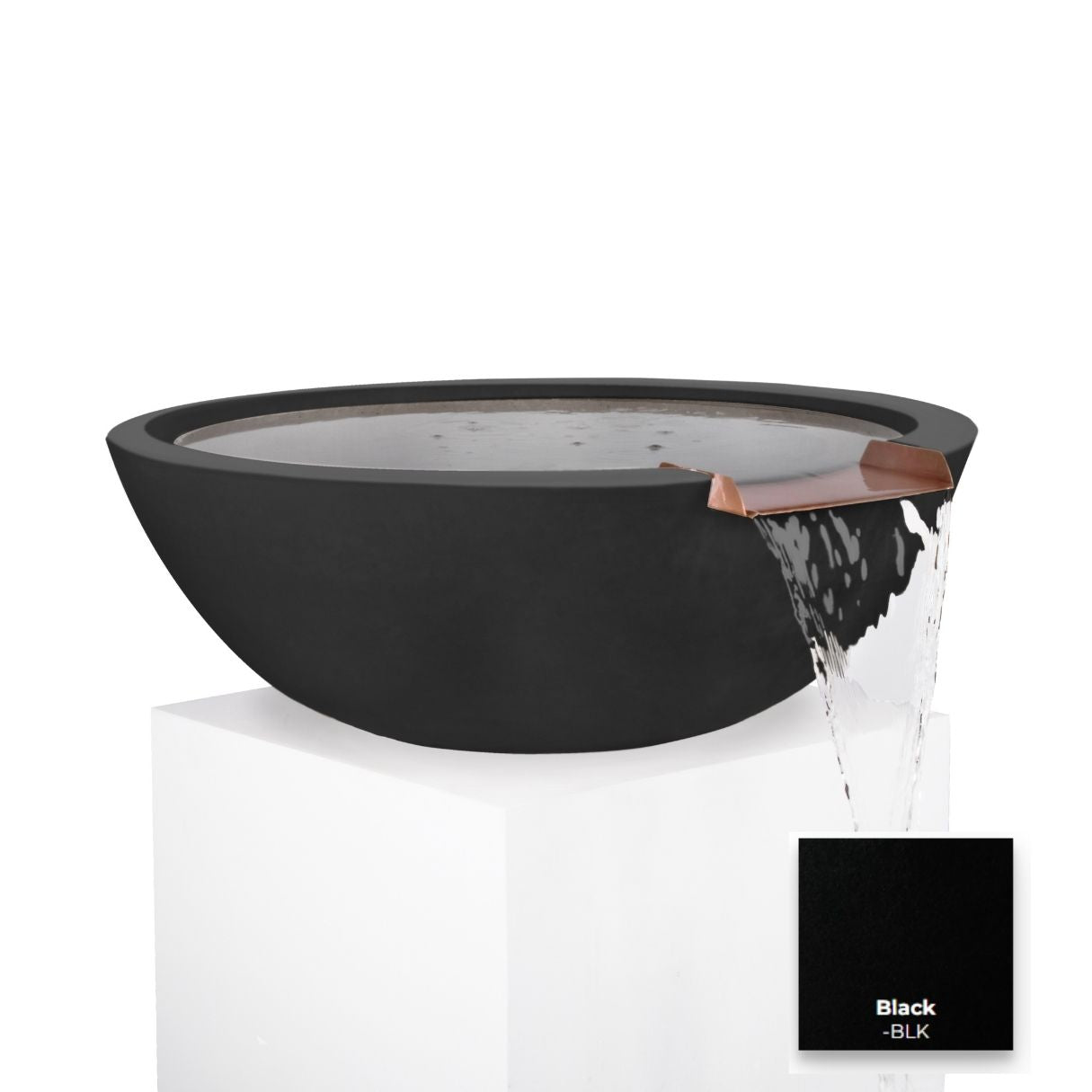 Sedona Concrete Water Bowl - Free Cover ✓ [The Outdoor Plus]