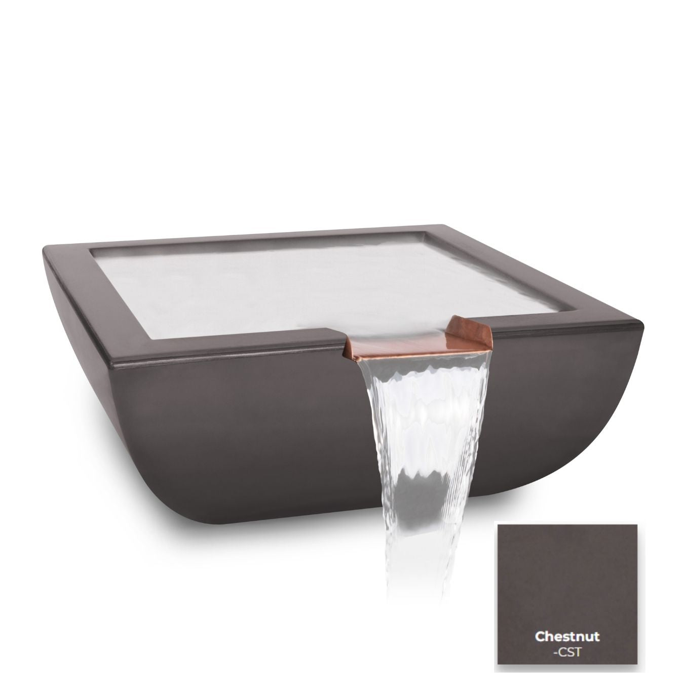 Avalon Concrete Water Bowl - Free Cover ✓ [The Outdoor Plus]