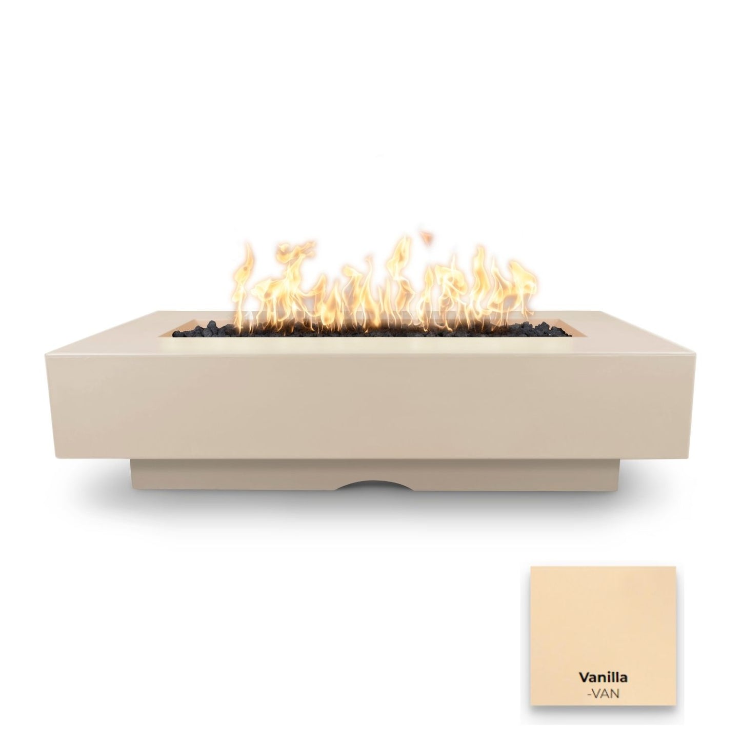 Del Mar Concrete Fire Pit - Free Cover ✓ [The Outdoor Plus] | Outdoor Heat Direct