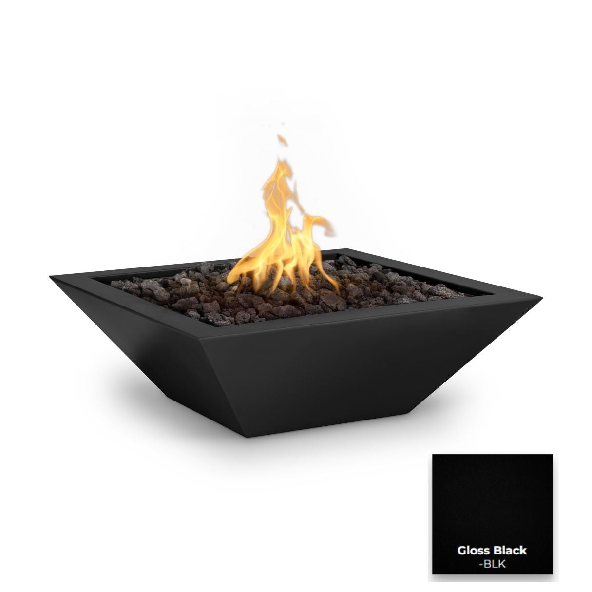 Maya Powdercoated Steel Fire Bowl - Free Cover ✓ [The Outdoor Plus]