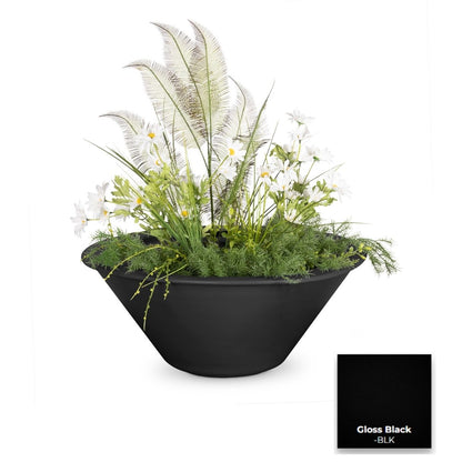 The Outdoor Plus Cazo Powder Coated Steel Planter Bowl