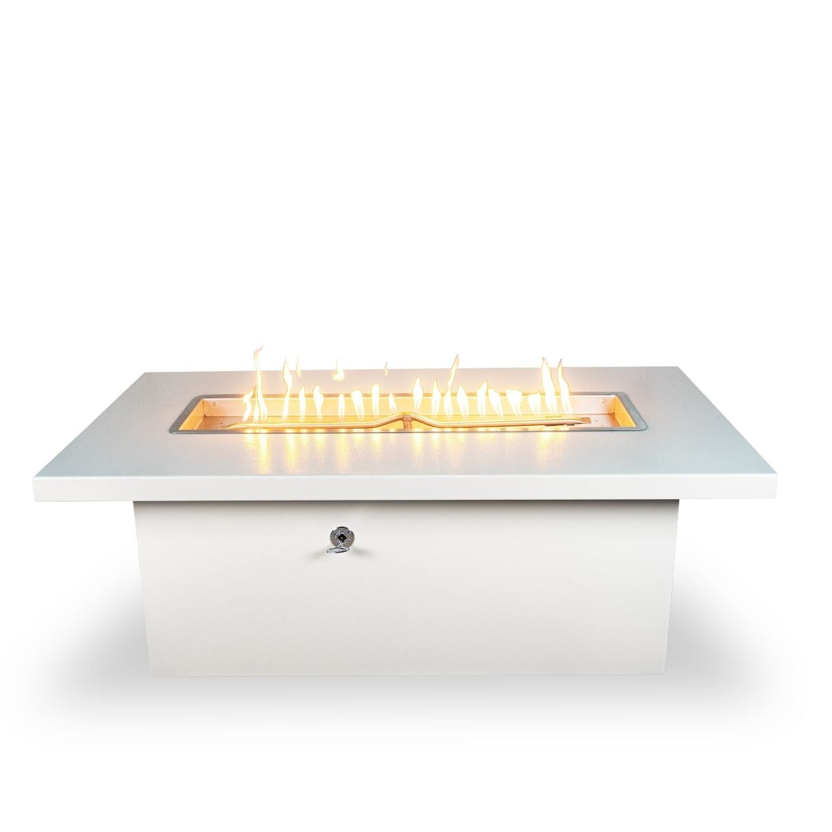 The Outdoor Plus Bella Linear Steel Fire Table + Free Cover | Outdoor Heat Direct