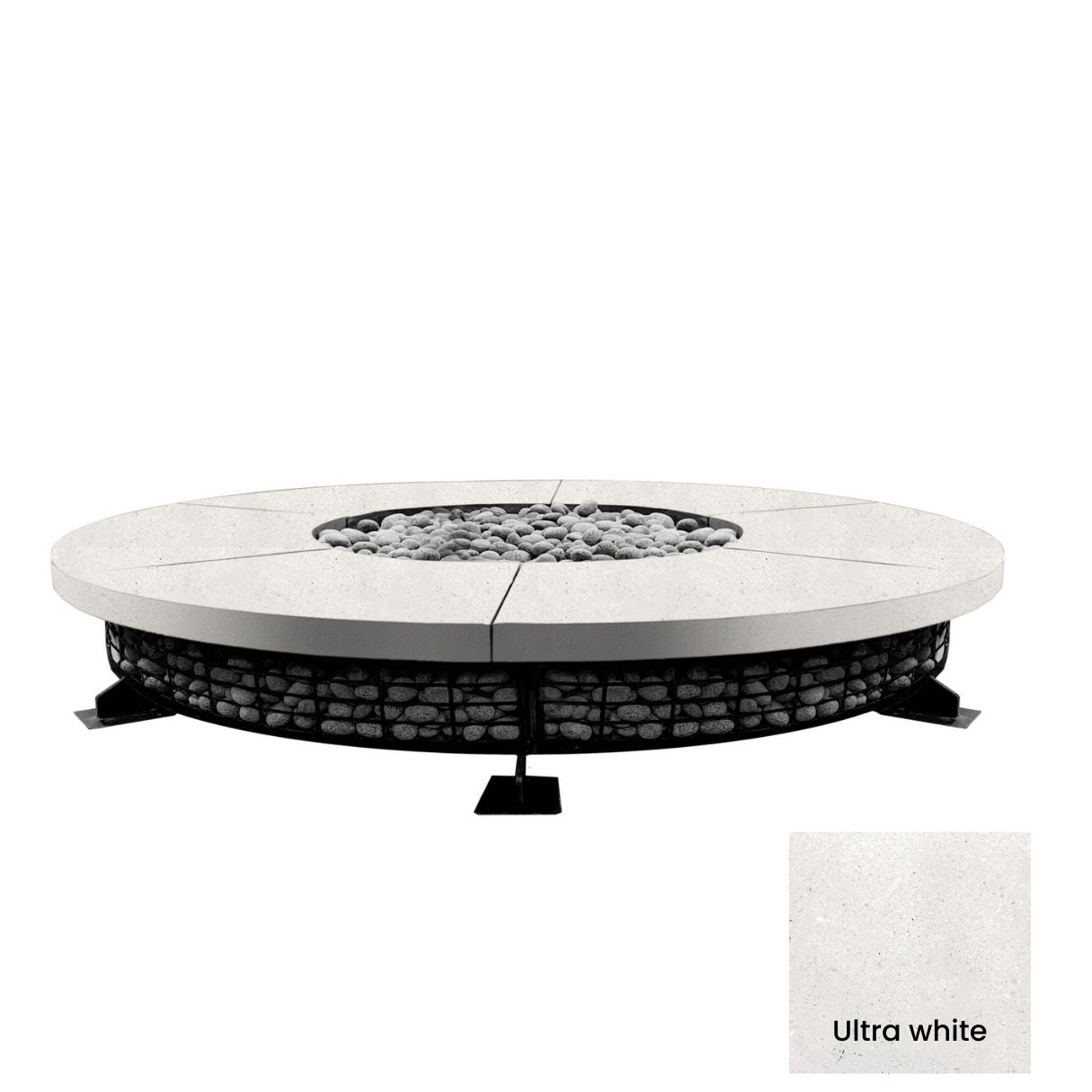 Prism Hardscapes Fuego 89"  Fire Table  - Free Cover ✓ | Outdoor Heat Direct 